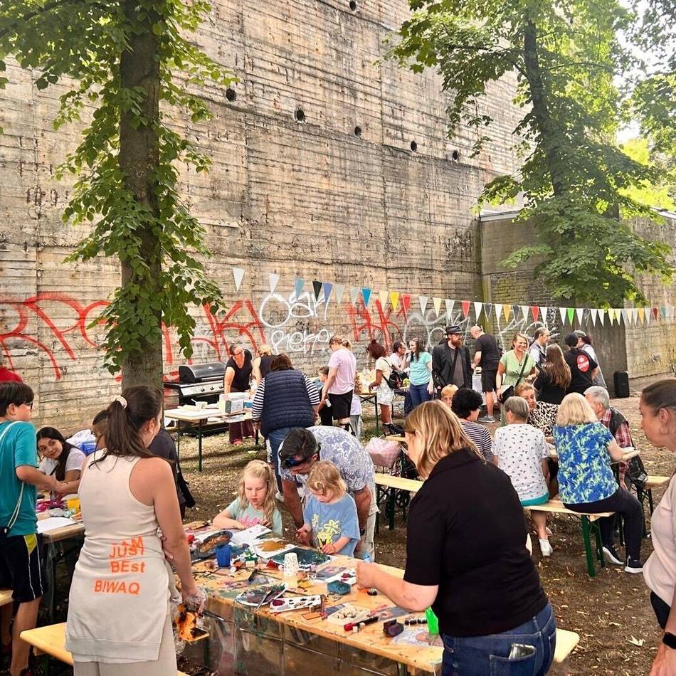 Kreative Ideen in Krefeld: Viertel am Hochbunker soll neues Leben erhalten