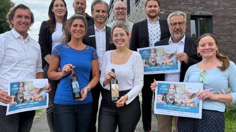 Begegnung, Musik, Genuss: Das After Work Weinfest feiert an der „Kleefse Riviera“ Premiere