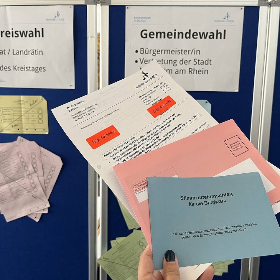 Kommunalwahl in Monheim: Wahlbüro im Rathaus öffnet am Montag