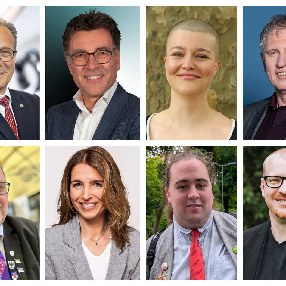 Was macht die Neusser Bürgermeister-Bewerber aus?: Acht Kandidaten, drei Fragen!