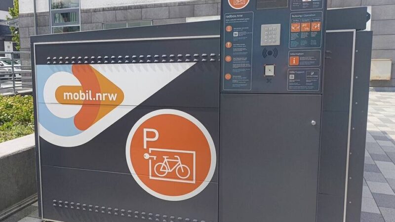 Fahrradboxen in der Innenstadt: Neue Station macht Hückeswagen mobil