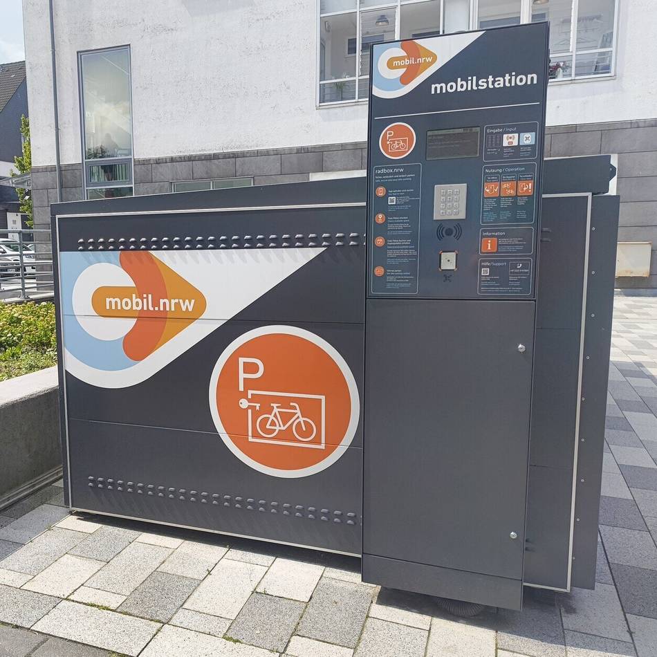Fahrradboxen in der Innenstadt: Neue Station macht Hückeswagen mobil