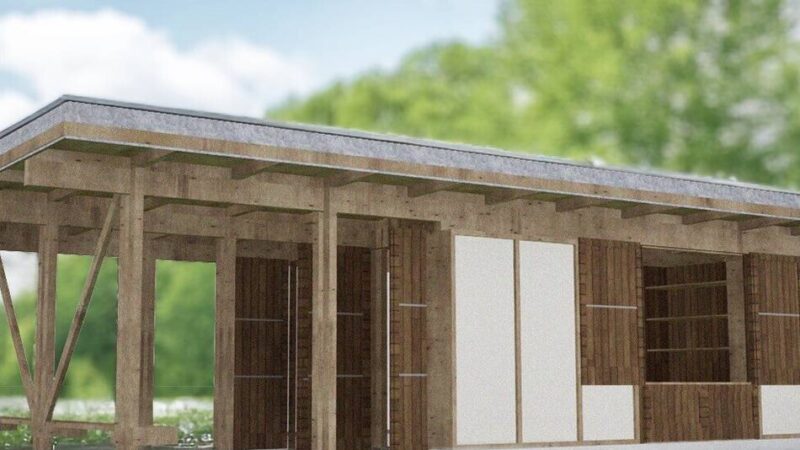 Experimentelles Bauen auf der Landesgartenschau Neuss: Ein Skater-Domizil aus Abbruchmaterial