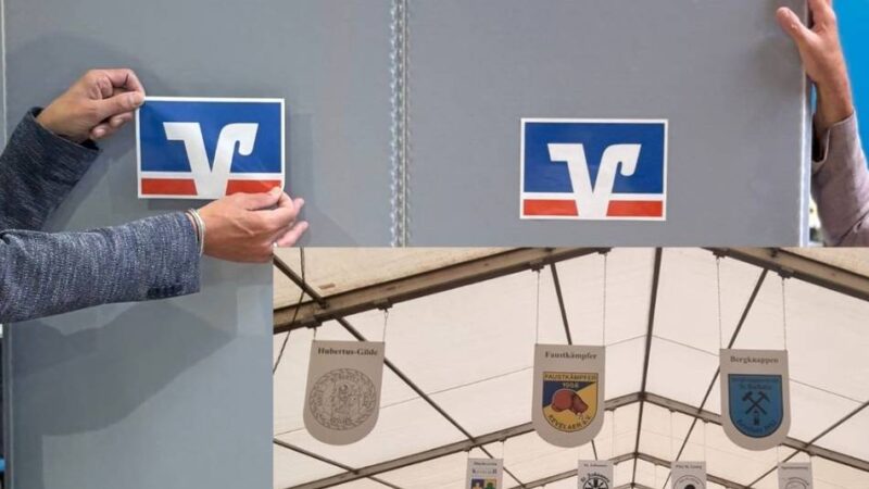 Dank Unterstützung: Neue Vereinswimpel für die Mitglieder der Geselligen Vereine Kevelaer