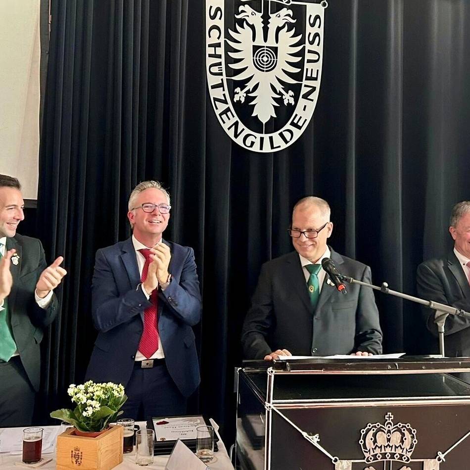 Majorsehrenabend der Schützengilde Neuss: Ein Gärtner will Schützenkönig im Laga-Jahr werden