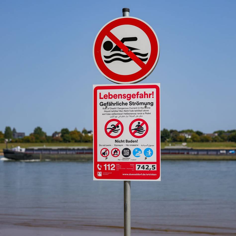 Tödliche Gefahr: Auch Dormagen plant strenges Badeverbot für den Rhein