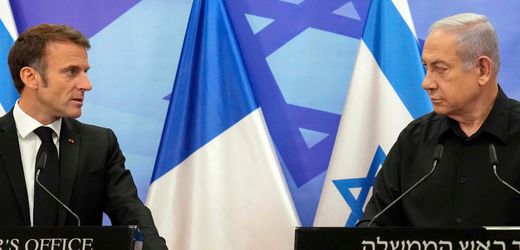 Palästina: Benjamin Netanyahu und Emmanuel Macron liefern sich ein hartes Duell