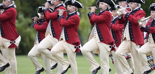 Donald Trump bei König Charles: Militärshow Beating Retreat in Großbritannien