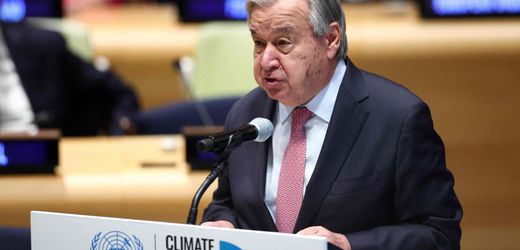 New York: Uno-Generalsekretär António Guterres sieht auch positive Signale im Kampf gegen die Klimakrise
