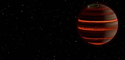 Polarlichter auf Himmelskörper SIMP-0136 entdeckt