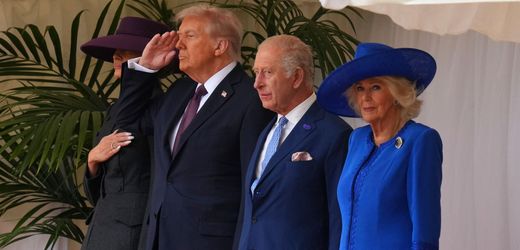 Donald Trump in Großbritannien: Empfang durch die Königsfamilie im Livestream