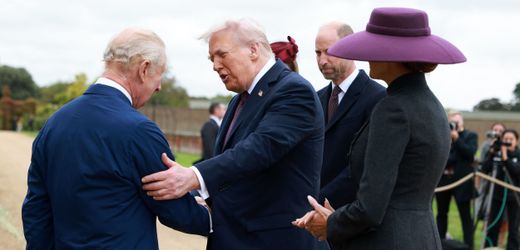 Donald Trump bei King Charles: Treffen auf Schloss Windsor und ein langer Händedruck