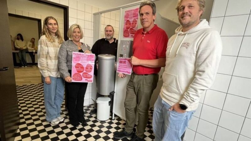 Gymnasium in Vorst: Menstruationsartikel-Spender für das GBG