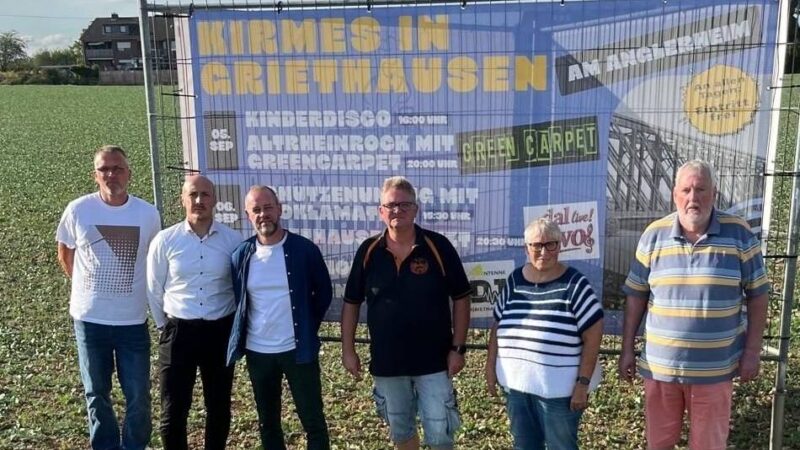 Buntes Programm geplant: Griethausen feiert Kirmes an neuem Standort