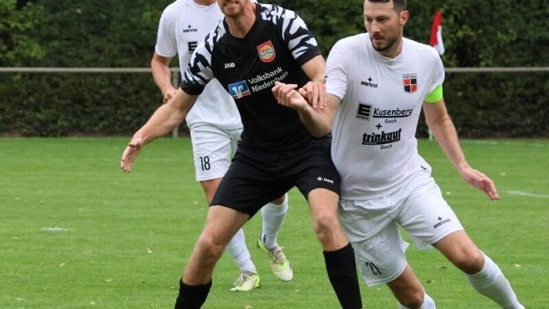 Am Sonntag beim FC Kray: Viktoria Goch bangt vor dem Top-Spiel um einen Leistungsträger