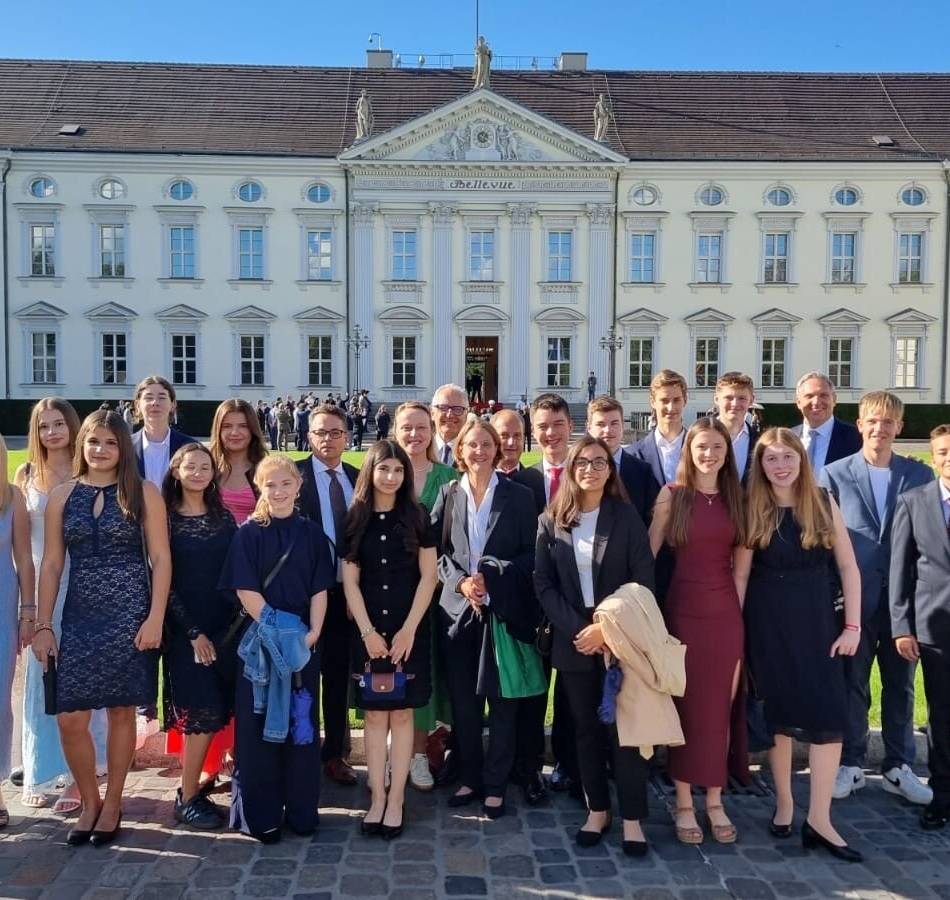 Ehrung für Schule in Grevenbroich: Pascal-Gymnasium beim Fest des Bundespräsidenten
