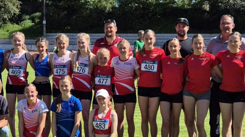 U16-Leichtathletinnen starten in Leverkusen: SV Sonsbeck geht bei Team-DM auf Medaillenjagd