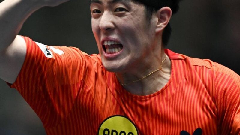 Borussen scheitern in Macao: Dang Qiu unterliegt Calderano im Achtelfinale