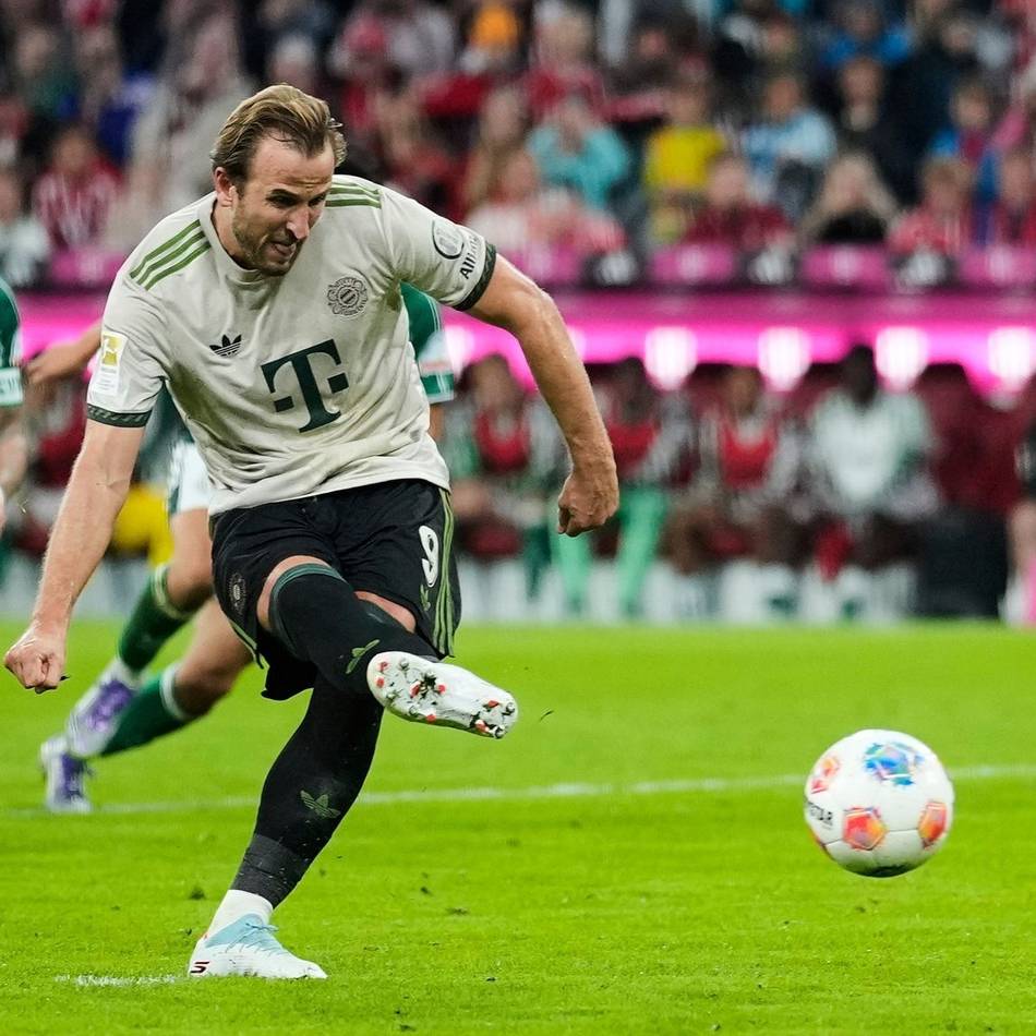 4:0 gegen Werder Bremen: Bayern siegen mit 100-Tore-Kane munter weiter