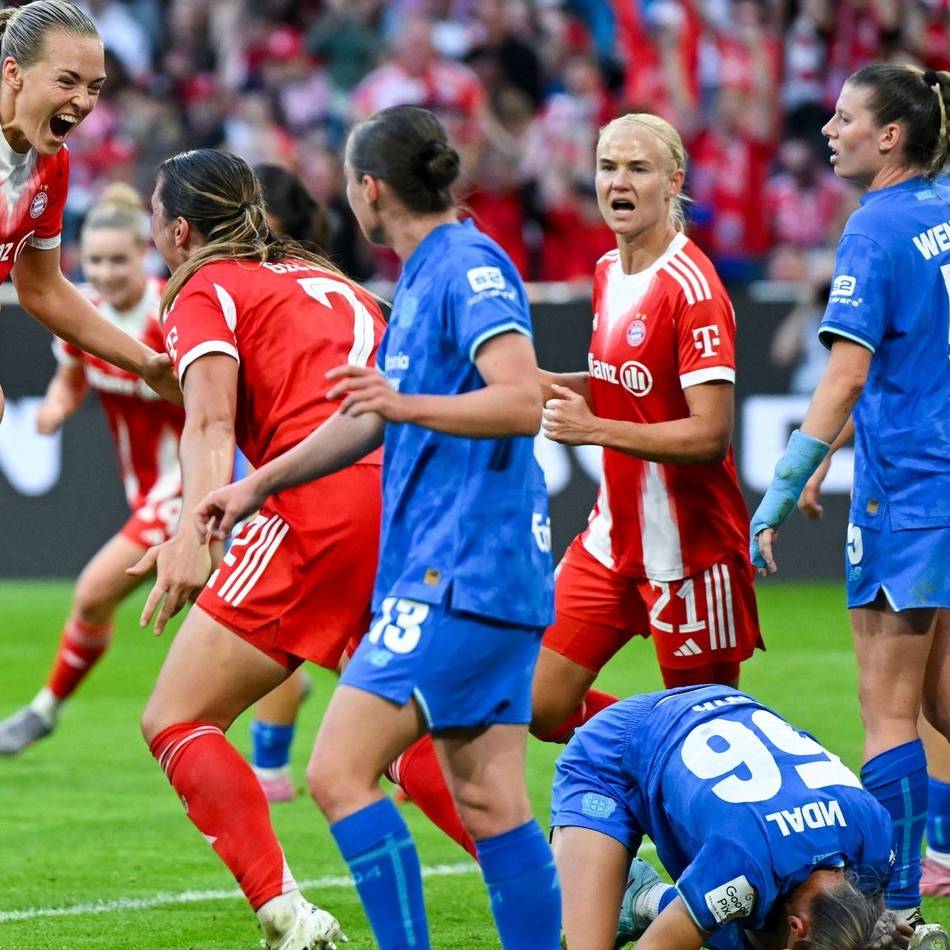 Gilles und Bühl treffen: Bayern siegt gegen Bayer dank Doppelschlag vor Rekordkulisse