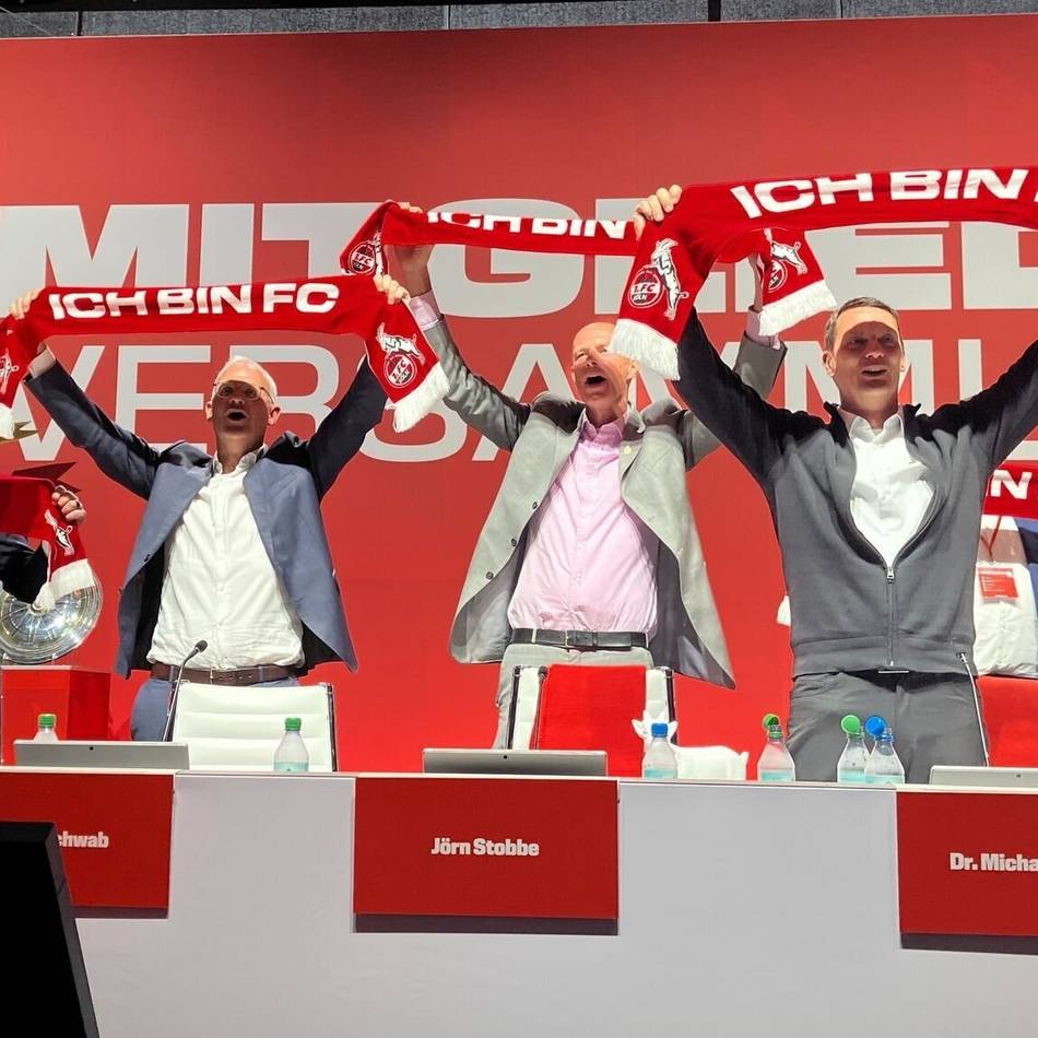 Vor rund 5600 anwesenden Mitglieder: Nach Mammut-Sitzung – Stobbe ist neuer „Effzeh“-Präsident