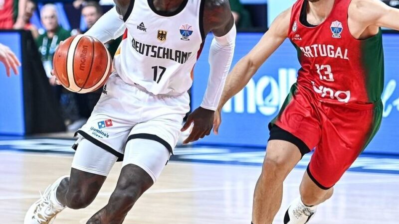 „Es war nicht leicht“: Mumbru feiert EM-Premiere – Basketballer mühen sich gegen Portugal ins Viertelfinale
