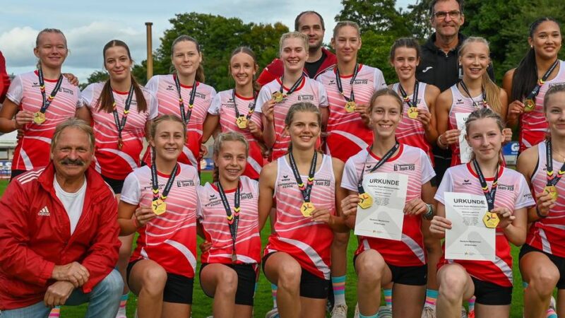 Leichtathletinnen gewinnen Gold bei Team-DM: SV Sonsbeck jubelt über den Deutschen Meistertitel
