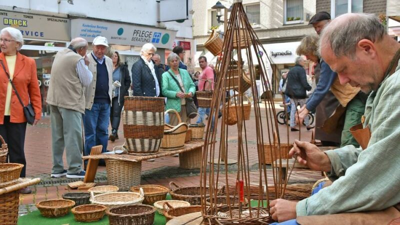 In Langenfeld: Der Kunsthandwerkermarkt ist ein Erlebnis für alle Sinne