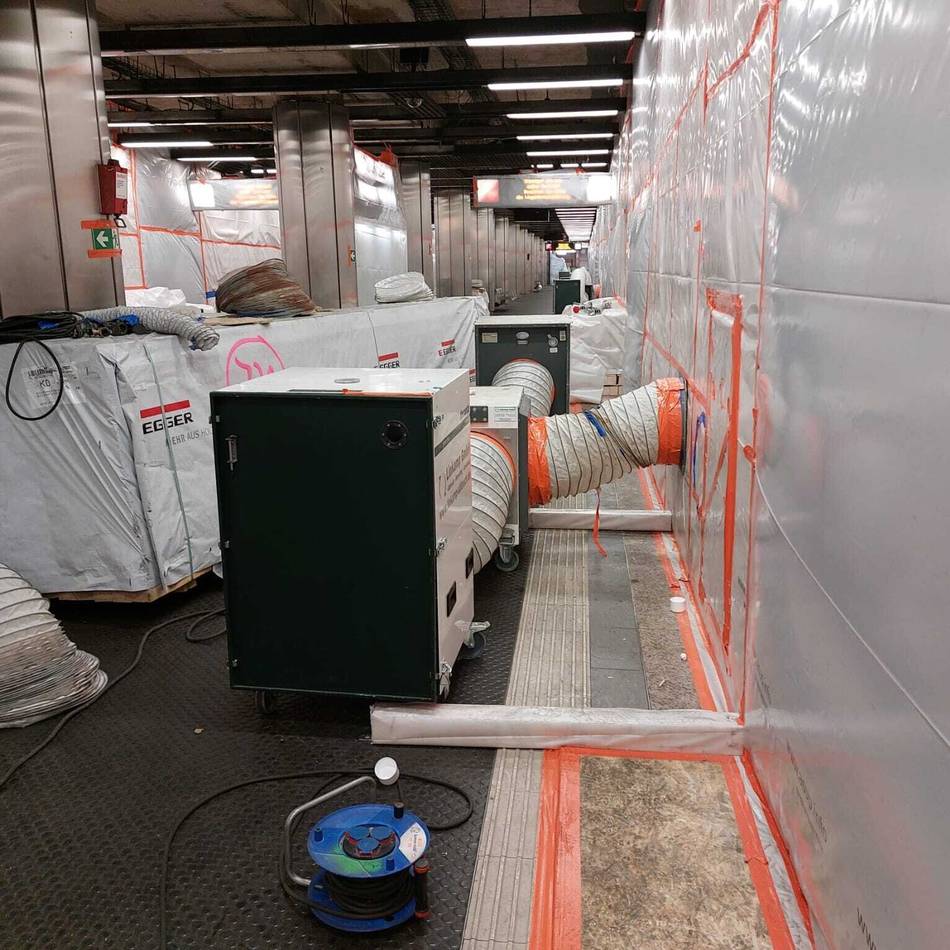 U-Bahn-Haltestelle in Düsseldorf: Asbestsanierung an der Nordstraße geht voran – letzte Maßnahmen starten 2026