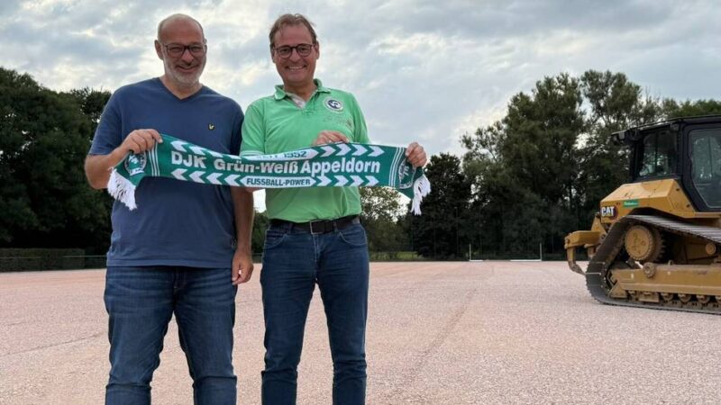 Kreisliga A im Visier: DJK Appeldorn will mit neuem Kunstrasen hoch hinaus