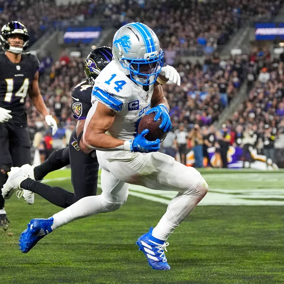 American Football: St. Brown mit nächstem Touchdown bei Lions-Sieg in Baltimore