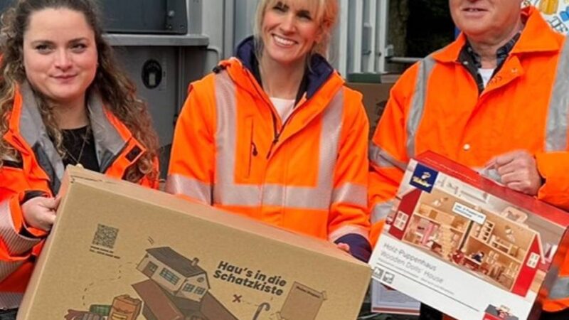 Neue Nachhaltigkeitsaktion in Leverkusen: Ab damit in die Avea-Schatzkiste