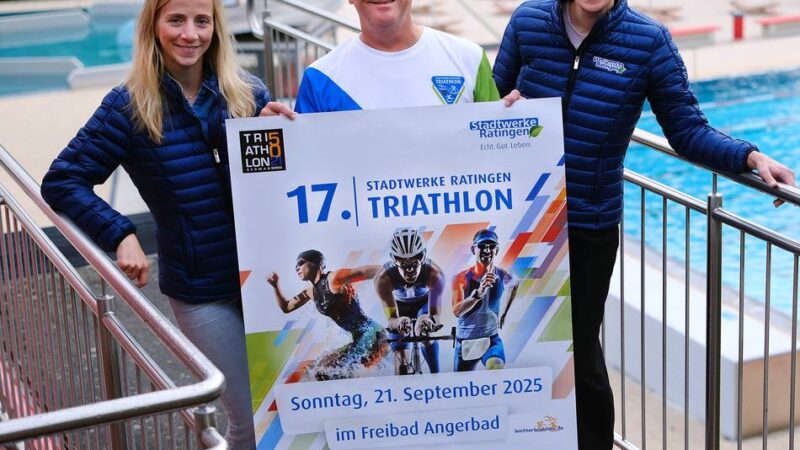 Großevent im Angerbad: Nur die Laufstrecke ändert sich beim Ratingen Triathlon