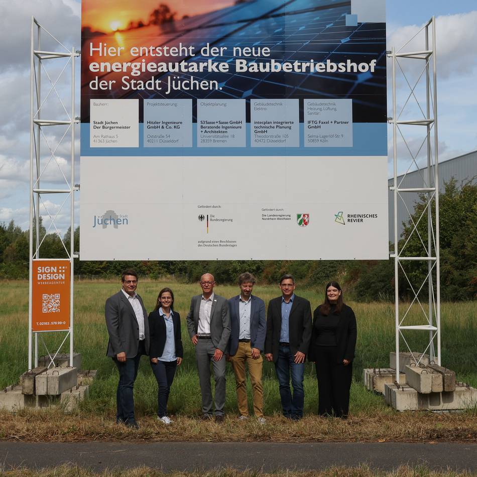 Gelände an der B59: Weiterer Schritt zum energieautarken Baubetriebshof