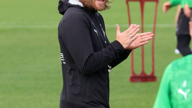 Erstes Training als Borussia-Coach: Polanski strahlt Energie und Klarheit aus