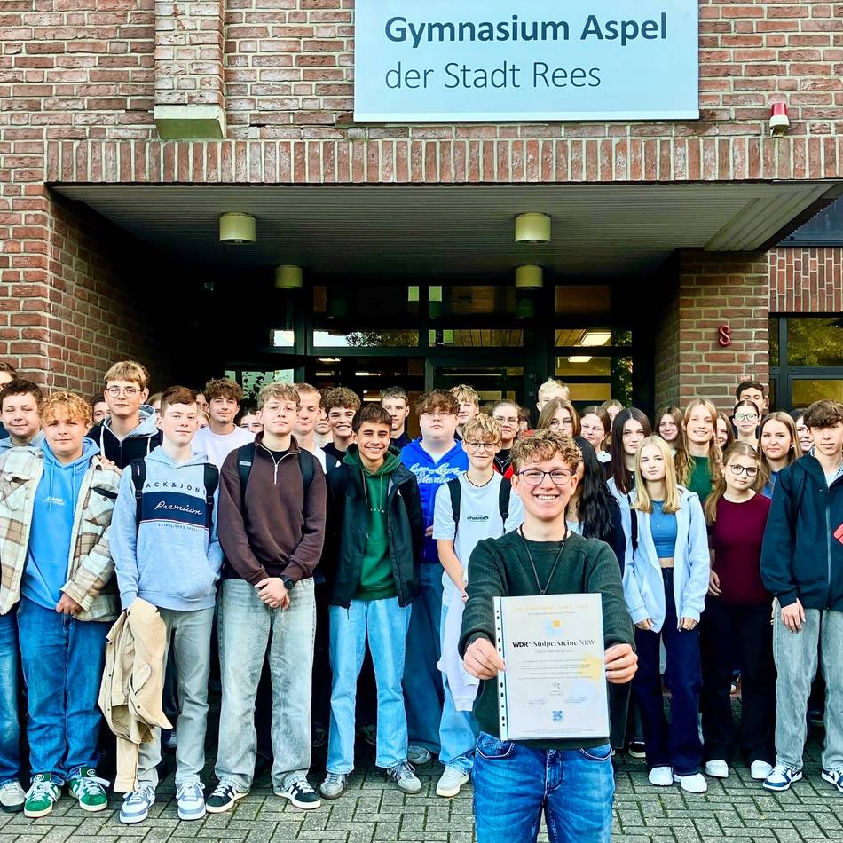 Gymnasium Aspel in Rees: Geschichte erlebbar gemacht