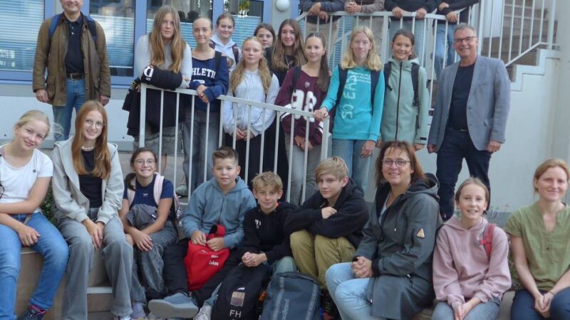 Partnerschule aus Sachsen: Besuch aus der Partnerstadt Hohenstein-Ernstthal