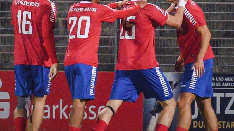 3:1 im Pokal gegen den 1. FC Monheim: Beim 1. FC Kleve sitzt der zweite Anzug viel besser als erwartet