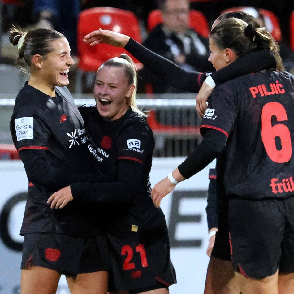 Bayers Frauen im Aufwind: Fußballerinnen feiern Statement-Sieg gegen Frankfurt