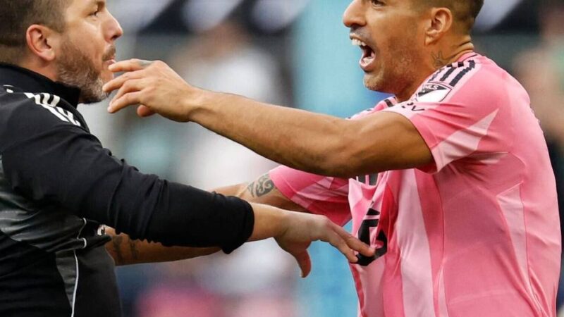 Spuck-Attacke?: Luis Suárez sorgt nach Miamis Finalpleite mal wieder für Eklat
