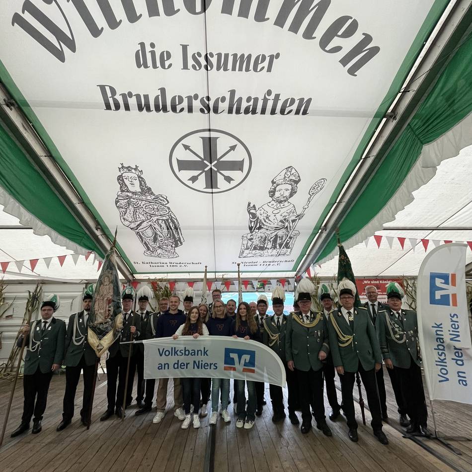 Dank Spende: Vereinsbanner für Issumer Bruderschaften