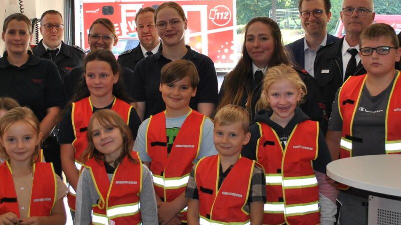 Gerätehaus Hinsbeck: Gründungsfeier der Kinderfeuerwehr Nettetal