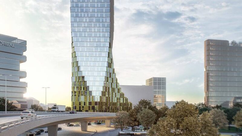 Hochhaus in Düsseldorf: Der Twist spart bei der Tiefgarage
