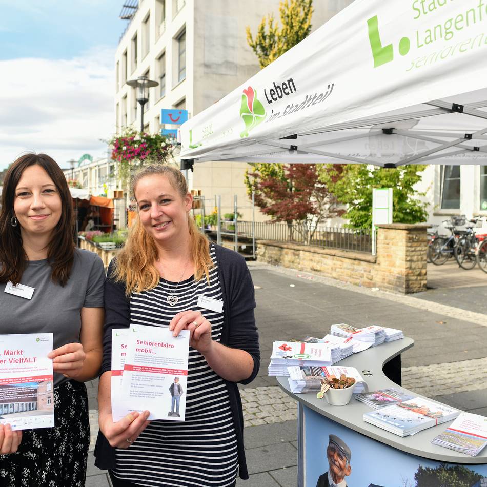Am 1. Oktober in Langenfeld: Infostand zum Internationalen Tag der älteren Menschen