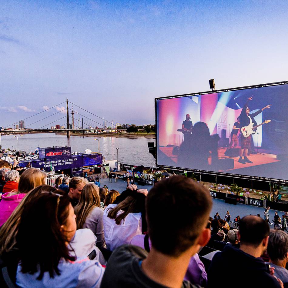 Filmnächte am Rhein: Neuer Besucherrekord im Open-Air-Kino in Düsseldorf