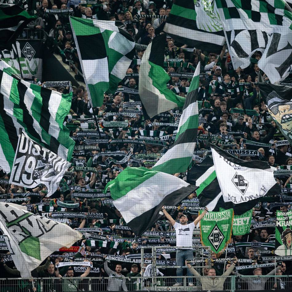 Vor dem Frankfurt-Spiel: Die besondere „Choreo“ der Gladbach-Fans im Borussia-Park