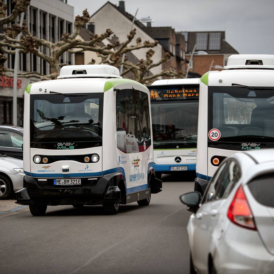 Nachfolgelösung gesucht: Monheims autonome Busse fahren am Sonntag das letzte Mal – vorerst