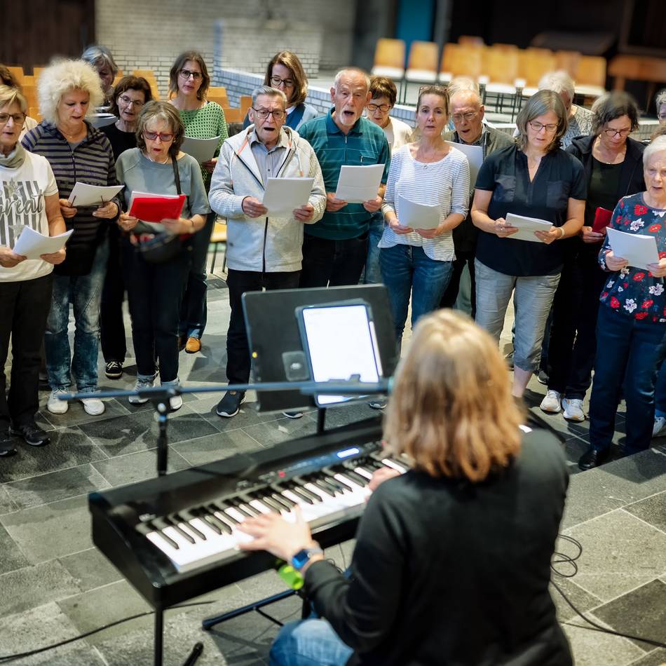 Konzert in Langenfeld: Sechs Proben und dann der Auftritt bei der Nacht der Chöre