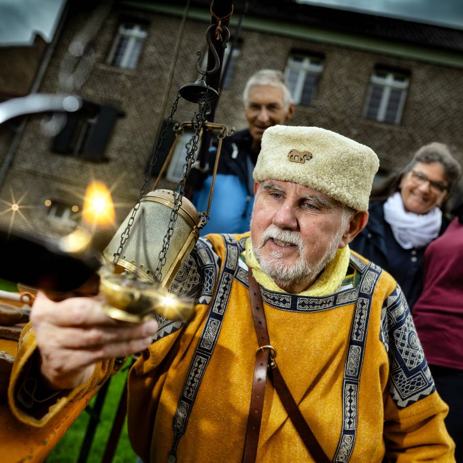 Haus Bürgel in Monheim: Wie die Römer Brot backten und Feuer machten