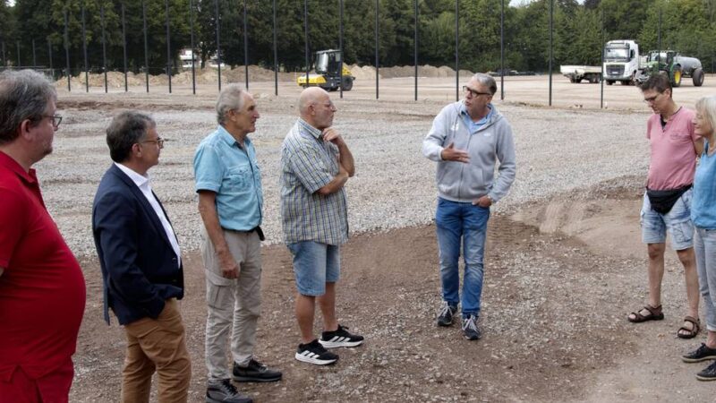 Umbau der Sportanlage im Rheinberger Norden: Es geht voran auf dem Borther Sportplatz